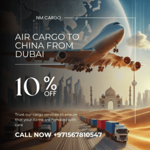 Air cargo solutions for fast shipping from Dubai to China.